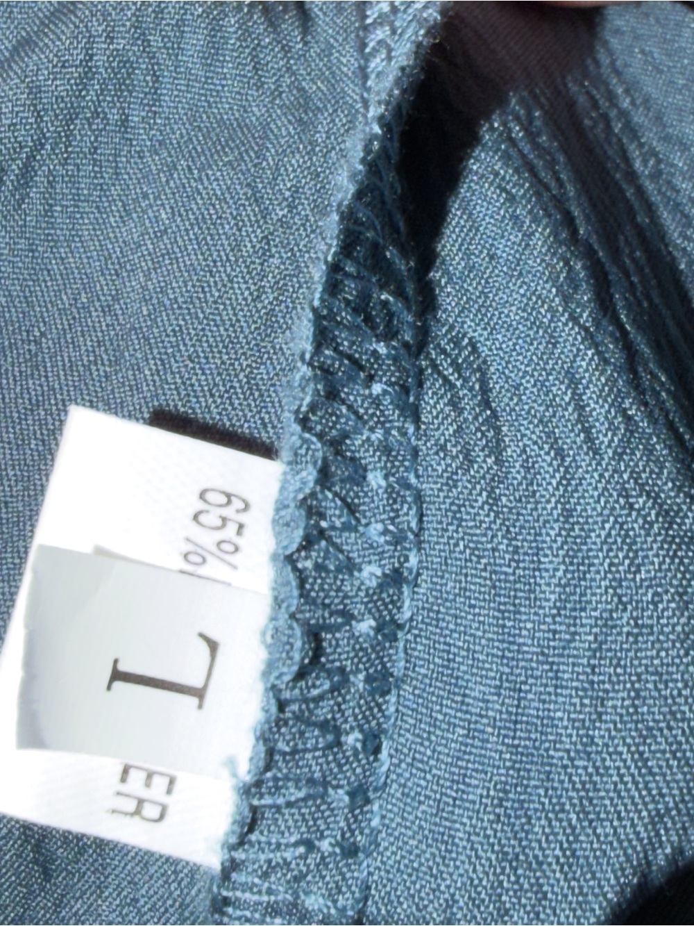 NELSON & PARKER COLLEEN ELEGANT TWO-PIECE SET Large Light Blue Twist-Front Set - Picture 12 of 13